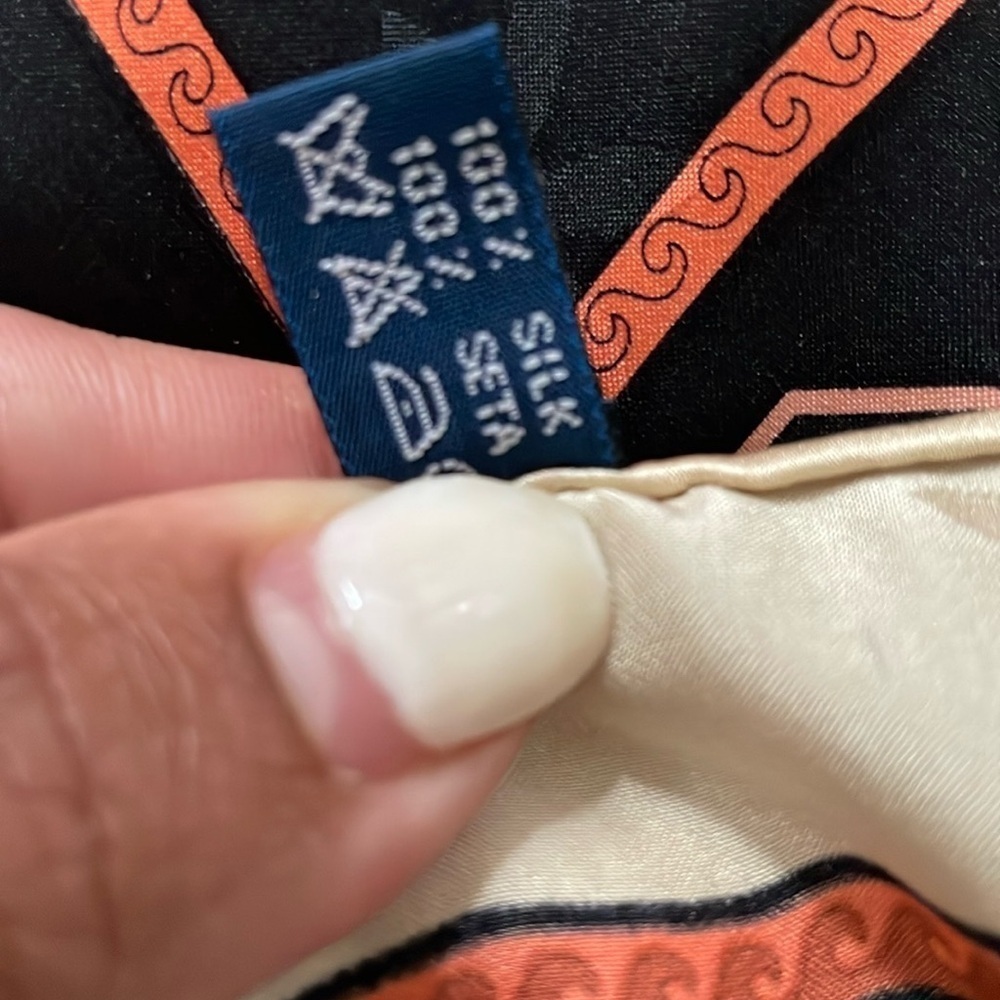 Renato Balestra Silk Scarf with Ornate Design - Picture 12 of 16